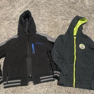 Weatherproof Black and Gray Kids Hoodies